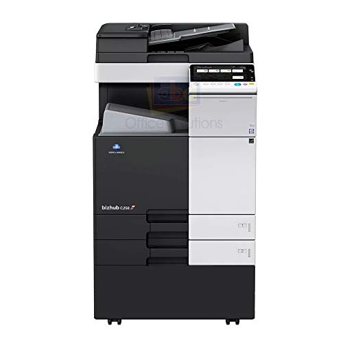 Konica Minolta Bizhub C308 A3 Color Laser Multifunction Copier - 30ppm, SRA3/A3/A4, Copy, Print, Scan, Email, Auto Duplex, Network, Mobile Printing Support, 1800 x 600 DPI, 2 Trays, Cabinet (Renewed)