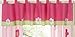 Pink and Green Flower Collection Window Valance by Sweet Jojo Designs