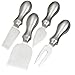 Prodyne K-4-S Stainless Steel Cheese Knives, Set of 4