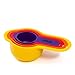 HULLR 8-Piece Measuring Mixing Bowl Set, Colorful Stackable Bowls For Baking Cooking & More