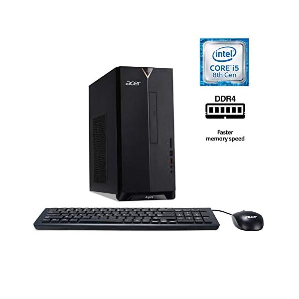 Acer Aspire Tc 885 Ua92 Desktop 9th Gen Intel Core I5 9400 12gb Ddr4 512gb Ssd 8x Dvd 80211ac Wifi Usb 31 Type C Windows 10 Home Black