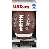 Wilson NCAA Supreme Junior Football with Pump & Tee
