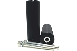 Shogun Motorsports Yamaha YZF-R3 YZF R3 2015 2016 2017 2018 Black No Cut Frame Sliders Also Fits ABS & NON ABS Models - - MAD