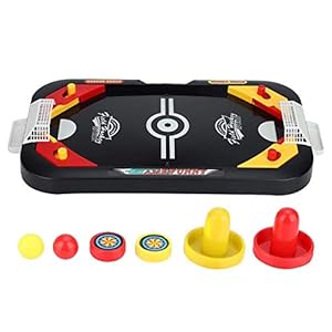 Popsugar 2 in 1 Hockey and Soccer Table Shooting Game Toys for Kids – Multicolor
