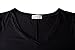 ZERDOCEAN Women's Printed V Neck Short Sleeve Tunic Top Loose Shirt Black 2X