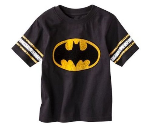 Batman Official Logo Toddler Black T-shirt