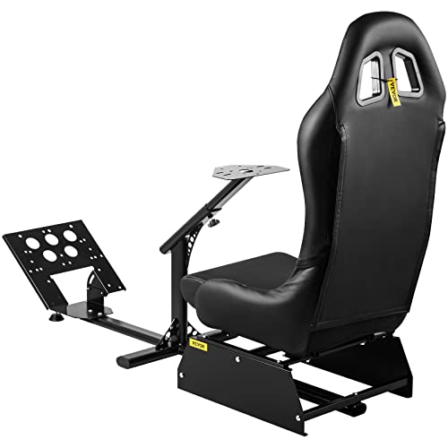 VEVOR Racing Simulator Seat Adjustable Driving Gaming Reclinable Seat