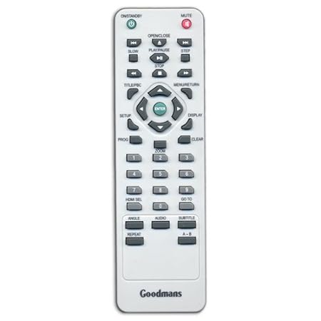 Replacement Remote Control for Goodmans GDVD169HDMI: Amazon.co.uk ...