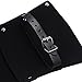 iiniim Men's Adjustable Faux Leather Body Chest Harness with Shoulder Armors Buckles