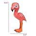 Blazin Animal Yard Decor | Pink Solar Flamingo Ornament | Outdoor Decorations for Pond, Pool, Balcony or Deck | LED Weather Resistant | Cute Yard Gift | Auto On/Off