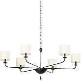 Troy Lighting F9750-BI Osmond - 6 Light Chandelier-23.5 Inches Tall and 37 Inches Wide, Finish Color: Black Iron, Installatio