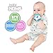 BabyNoms Teething Mitten | The Original Paw Safe Silicone Toys or Ring Provides Self-Soothing Relief Dino Blue Teether