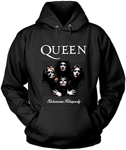 OKLTANK Queen Band Shirt, Bohemian Rhapsody Shirt, Freddie Mercury Shirt - Hoodie