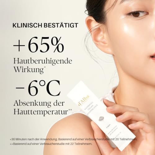 d'alba Italienisches White Truffle Waterfull Vegan Sleeping Pack 12 Stück, nicht abwaschbare Nachtserummaske