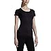 32Degrees Weatherproof Women's Short Sleeve Sccop Neck Cool Tee, Black, Medium