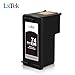 LxTek Remanufactured Ink Cartridgefor Replacement for HP 74XL (2 Black) for CB336WN for HP Deskjet D4260 D4280 D4360, Officejet J5725 J5730 J5740 J5750,Photosmart C4200 C4250 Printer, High Yield