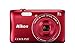 Nikon COOLPIX S3700 Digital Camera with 8x Optical Zoom and Built-In Wi-Fi (Red)