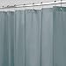 iDesign PEVA Shower Curtain Liner, Plastic Shower Curtain for use Alone or With Fabric Curtain - Smoke