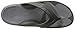 crocs Unisex Modi Sport Flip-Flop, Black/Graphite, 10 M (D) US Men/12 M (B) US Women