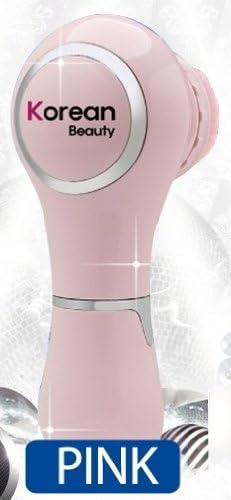 Korean Beauty Facial Cleansing Brush &amp; Foundation Head System (Batteries Operated) (Pink)