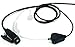 Single-Wire Surveillance Mic Kit for Motorola Mototrbo Digital Radios SL7550 SL4000 SL1K SL300 S49 Commercial Series