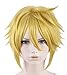 Xcoser Handsome Short Yellow Link Cosplay Wig For Cosplay Costume Accessories