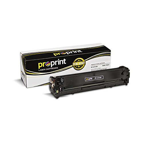 ProPrint (TM) Compatible HP 131X CF210X High Yield Black Toner Cartridge for LaserJet Pro Color 200 M251n M276n M251nw M276nw ProPrint (TM) Compatible HP 131X CF210X High Yield Black Toner Cartridge for LaserJet Pro Color 200 M251n M276n M251nw M276nw