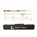 Eagle Claw Trailmaster Spin-Fly Rod 6 Pc. 7 M, Im-7 Graphite, One Size