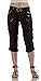 Classic Designs Juniors Stretch Poplin Cargo Capri with Woven Belt (S-3X)