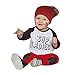 Efaster® 1Set Toddler Baby Boys Letter Printed T-shirt Tops+Pants Outfits Clothes (9M)