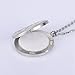 HOUSWEETY Aromatherapy Essential Oil Diffuser Necklace-Stainless Steel Locket Pendant,11 Refill Pads (Non-Engraving)