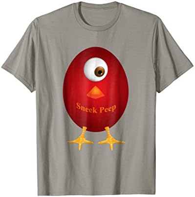 Sneek Peep by Laughing Gull Tees on Soft Cotton Tee