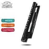 Skyvast MR90Y Laptop Battery for Dell Inspiron 14-3421 14-3437 14R-5421 14R-5437, 15-3521 15-3537 15R-5521 15R-5537, 17-3721 17-3737 17R-5721 17R-5737, Dell Latitude 3440 3540