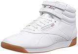 Reebok Women's Freestyle Hi Walking Shoe, White/Gum, 7 M US