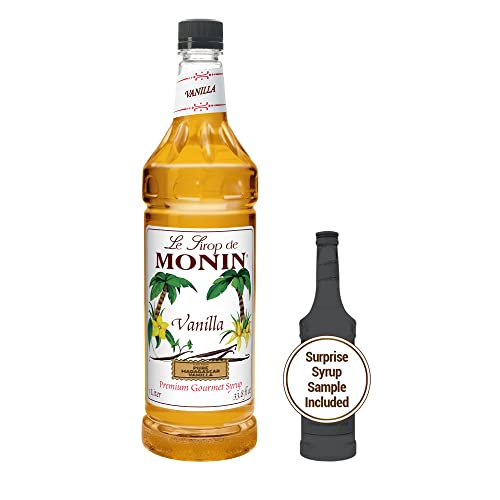 Monin Vanilla Syrup, Complementary & Versatile Flavors, Great for