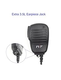 TYT Micrófono de mano Micrófono de altavoz para Walkie Talkie MD-380 MD-390 TH-UV8000D