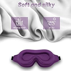 Sleep Mask for Men Women, Upgraded 3D Contoured Cup