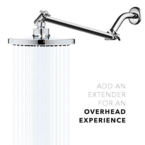 Luxe RainLuxe Shower Head Round High Pressure High Flow Showerhead