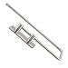 ZOIC Adhesive 304 Stainless Steel Toilet Paper Holder Hooks Tissue Storage Hand Paper Towel Roll Hanger Wall Mount Brushed Dispenser Tissue Roll (12 Inches X 4.33 Inches)