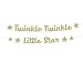Twinkle Twinkle Little Star Banner in Gold Glitter for Baby Shower (DIY) primary
