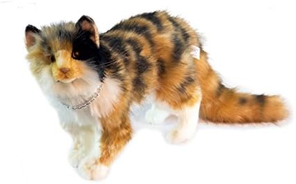Hansa Calico Long Haired Alamo Cat Betty Plush Cat 12 H Amazon