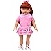 Shero 12 - 16 Inches Baby Doll's Dress Pink Dress with Shoes
