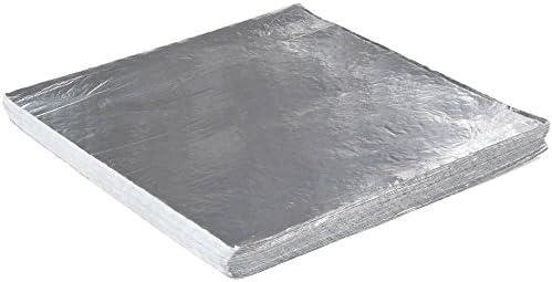 Bagcraft Paper Con BGC 300841 14 x 16 Foil Sandwich Wrap Silver 2-500