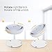 Motion Sensor Night Light Aglaia LED Light USB Rechargeable Stick-anywhere Closet Lights Stair Lights, Safe Lights for Hallway, Bathroom, Bedroom, Kitchen etc. (Nature White)