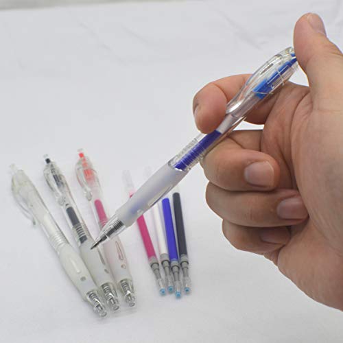 ibotti Retractable Heat Erasable Fabric Marking Pens with 4 Free