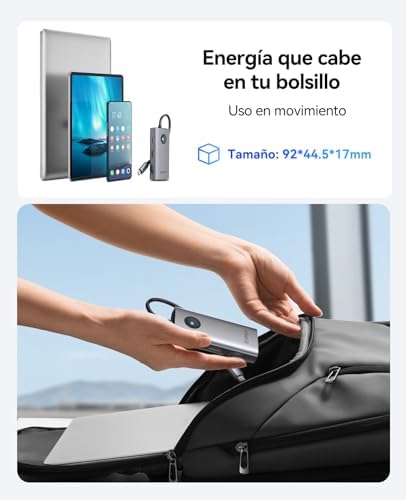 Docking Station, 6 EN 1 Hub USB C con HDMI 4K+ PD100W + 4 Puertos USB 3.0, Multipuerto USB 3.0 Adaptador Compatible con MacBook/DELL/HP/Surface
