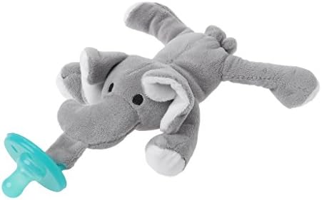 Cencity Baby Pacifier Silicone with Plush Toy Animal BPA Free Soft Nipple Newborn Supply for Girls, Boys, Baby Shower Gift, Teether Toys, Soothie, Newborn Infant (3)