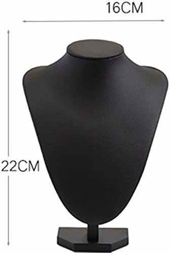 Soaptree Velvet 3D Form Necklace Bust Holder Stand Jewelry Displays for Craft shows(8.66 inch Suitable for 38cm /14.96in necklace)