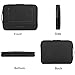 BAGSMART Travel Organizer Electronics Laptop Accessories Bag with 15 inch MacBook Pro Compartment, for Cable, Adapter, Hard Drives, 12.9 inch iPad Pro, Black