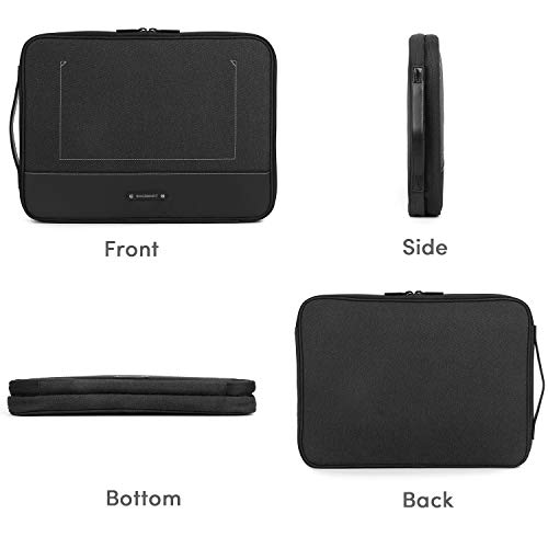 BAGSMART Travel Organizer Electronics Laptop Accessories Bag with 15 inch MacBook Pro Compartment, for Cable, Adapter, Hard Drives, 12.9 inch iPad Pro, Black - Thumbnail 4